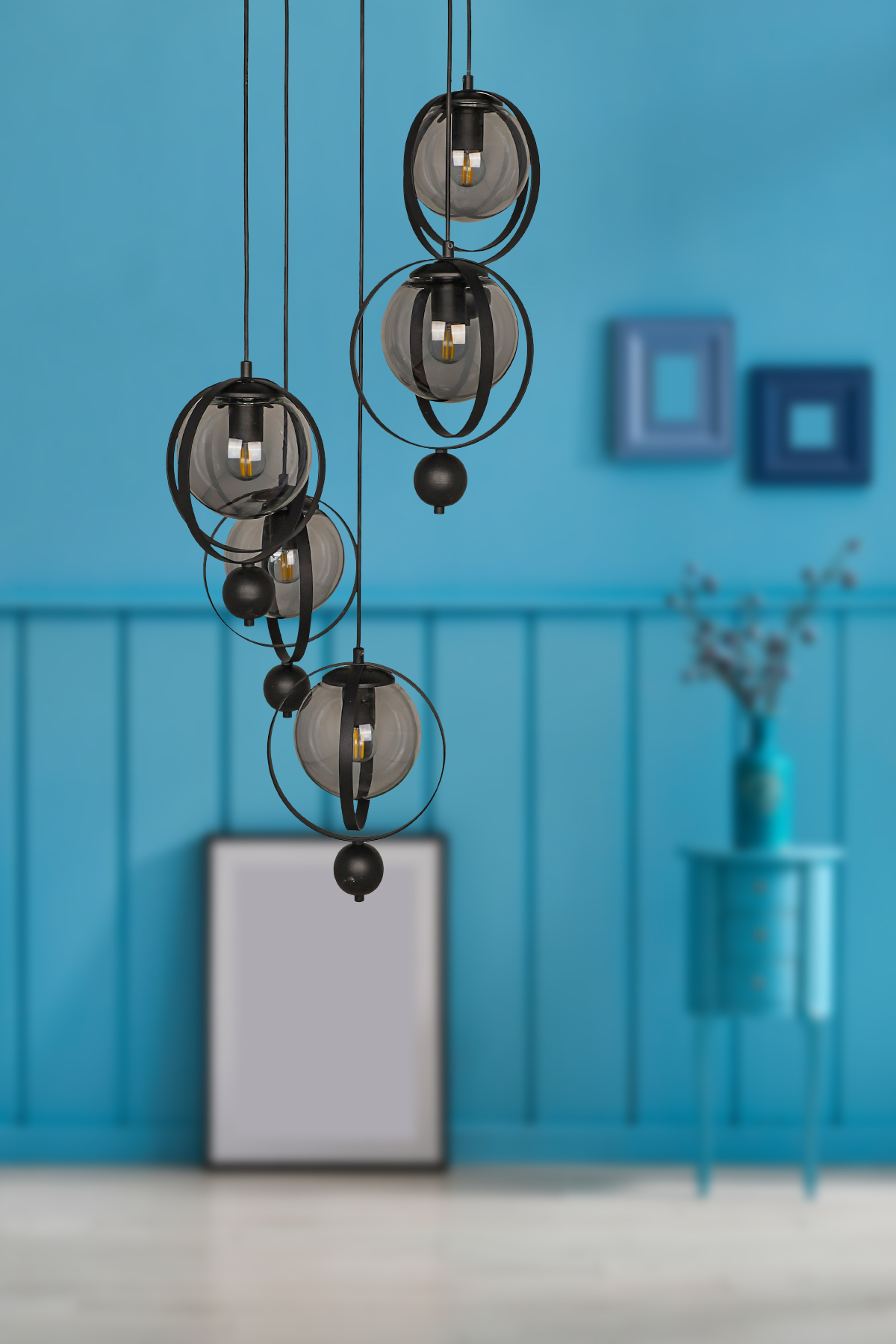Jüpiter Chandelier Black